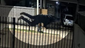 Vídeo mostra homem invadindo residência em Sarandi antes de morrer