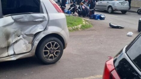 Acidente grave mata motociclista na Avenida Nildo Ribeiro em Maringá