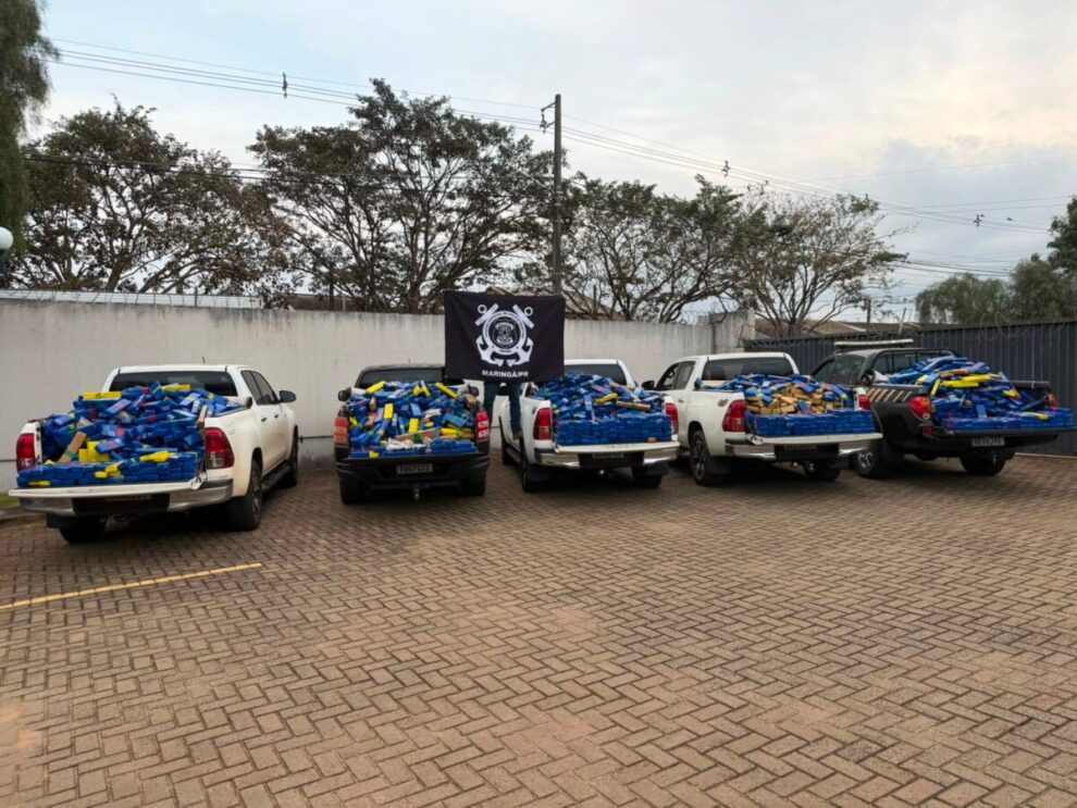 Carga com mais de 2 toneladas de maconha é apreendida pela Polícia Federal em Maringá