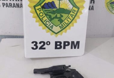 Homem é preso com arma calibre .38 e cinco munições em Paiçandu