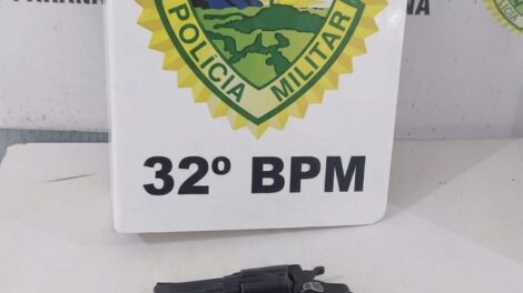 Homem é preso com arma calibre .38 e cinco munições em Paiçandu
