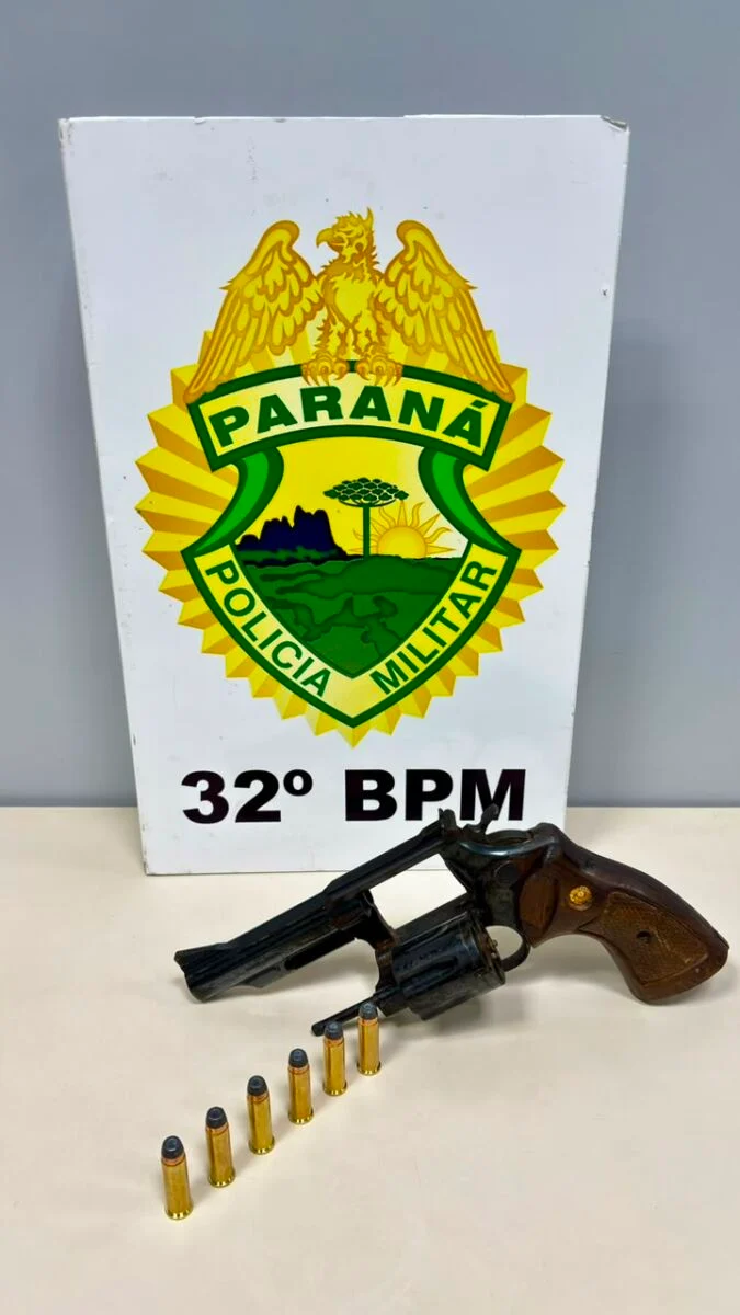Homem é preso com revólver carregado em lanchonete, durante operação em Marialva