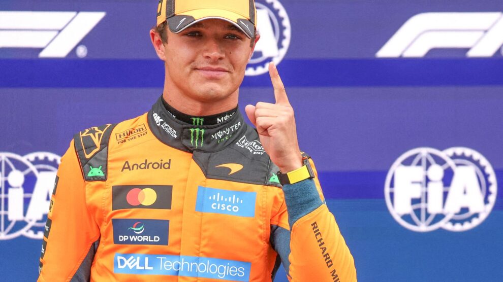 Lando Norris faz a pole do GP da Holanda; Bortoleto larga em nono