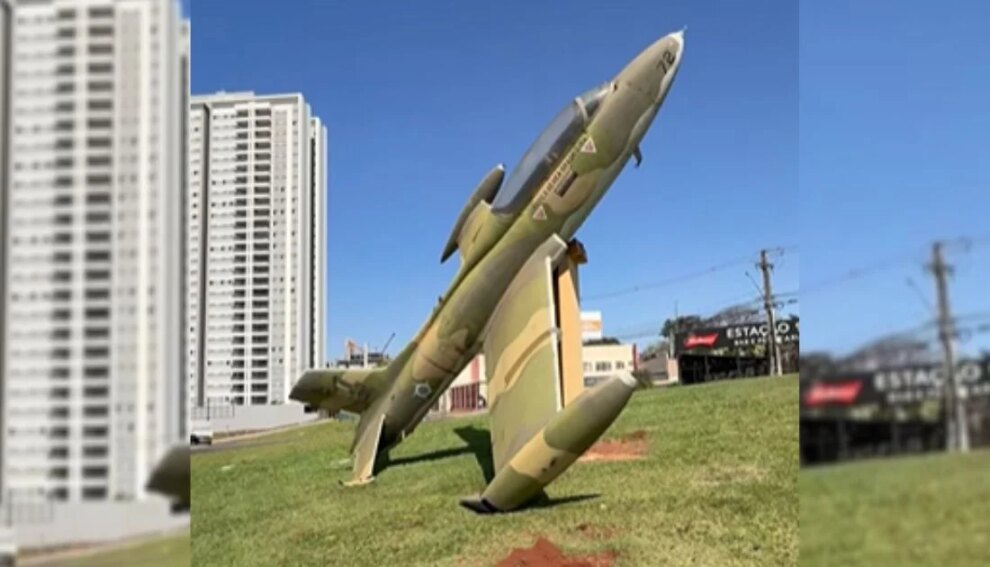 Prefeitura fará diagnóstico para restauração de monumento da 'Praça do Avião'