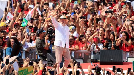 Presidente Lula e vice Geraldo Alckmin são candidatos à reeleição
