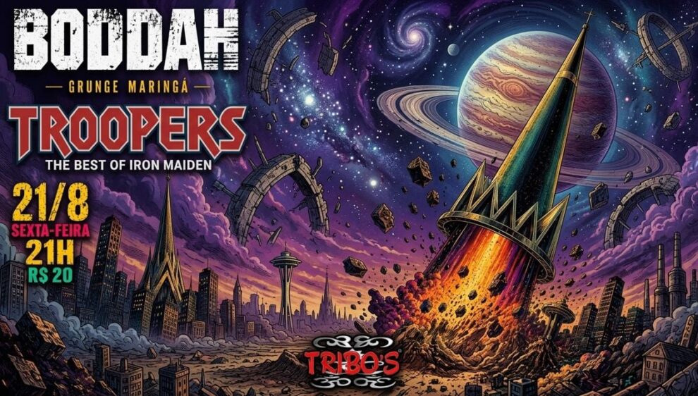 Sextou: Tribo`s Bar apresenta Iron Maiden e o melhor do grunge