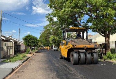 Prefeitura de Maringá inicia recapeamento de dez ruas no Jardim Paris