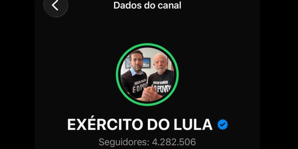 Canal Exército do Lula volta ao ar após decisão do TSE
