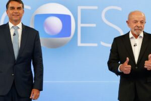 Candidatos trocam acusações e defendem propostas em debate na Globo