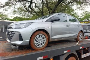 Carro roubado em Maringá é encontrado em região conhecida por encontros amorosos