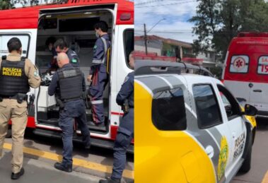 Homem é esfaqueado pela companheira durante briga em bar de Maringá