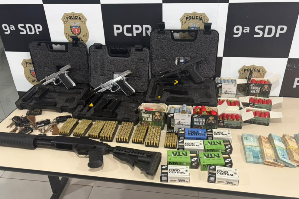 Operação apreende jet-skis, caminhões e armas após prejuízo de R$ 6,2 milhões a empresa de Maringá