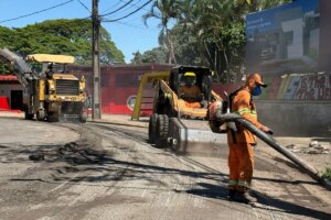 Prefeitura de Maringá inicia recape da Avenida Brasil, no Maringá Velho