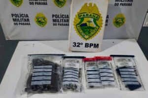 Suspeito de fazer delivery de drogas é preso com 290 gramas de entorpecentes em Sarandi