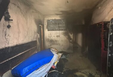 Vela perto de colchão provoca incêndio em casa em Maringá; mãe e três filhos conseguiram sair ilesos